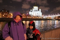 Вид на Храм Христа Спасителя Cathedral of Christ the Savior