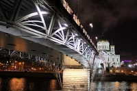 Вид на Храм Христа Спасителя Cathedral of Christ the Savior